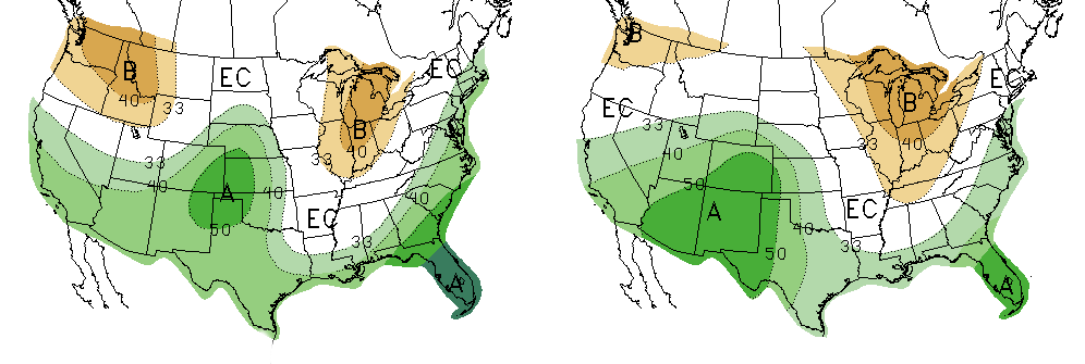March and Spring 2016 Forecast maps