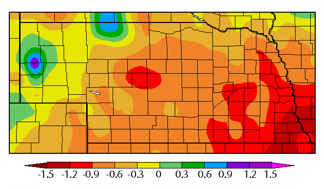 Precipitation from Feb. 8 to March 8, 2016