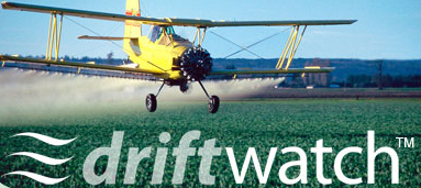Image of aerial pesticide application plane