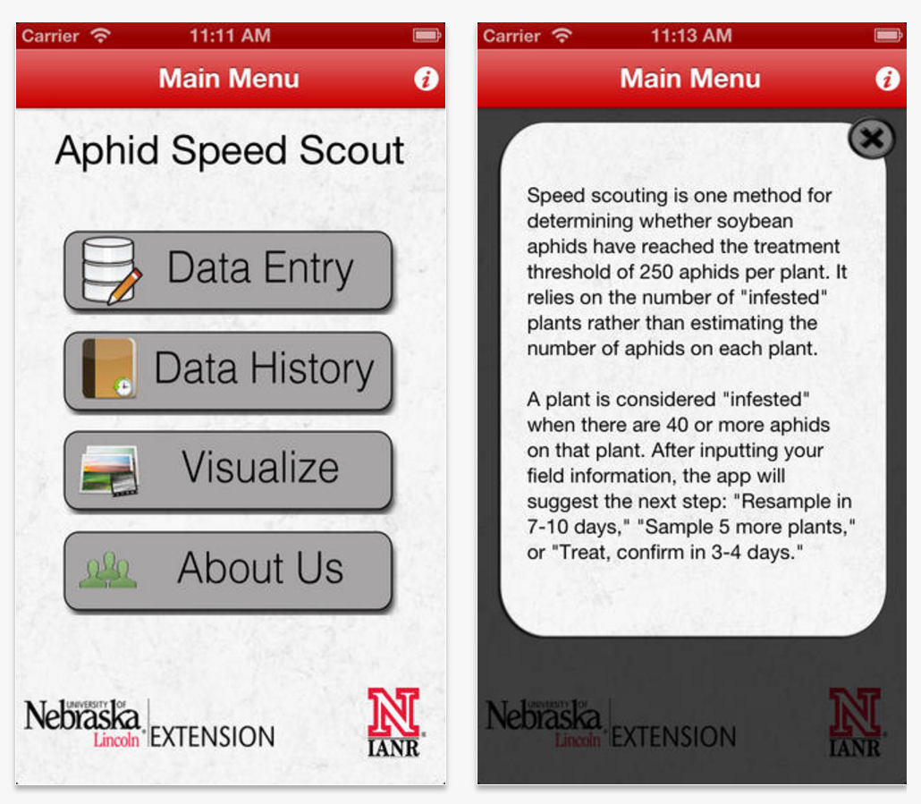 Aphid Speed scouting app