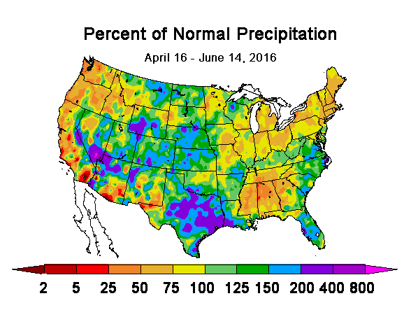 US 60-day prcipitation record