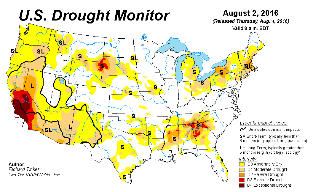 US drought monitor