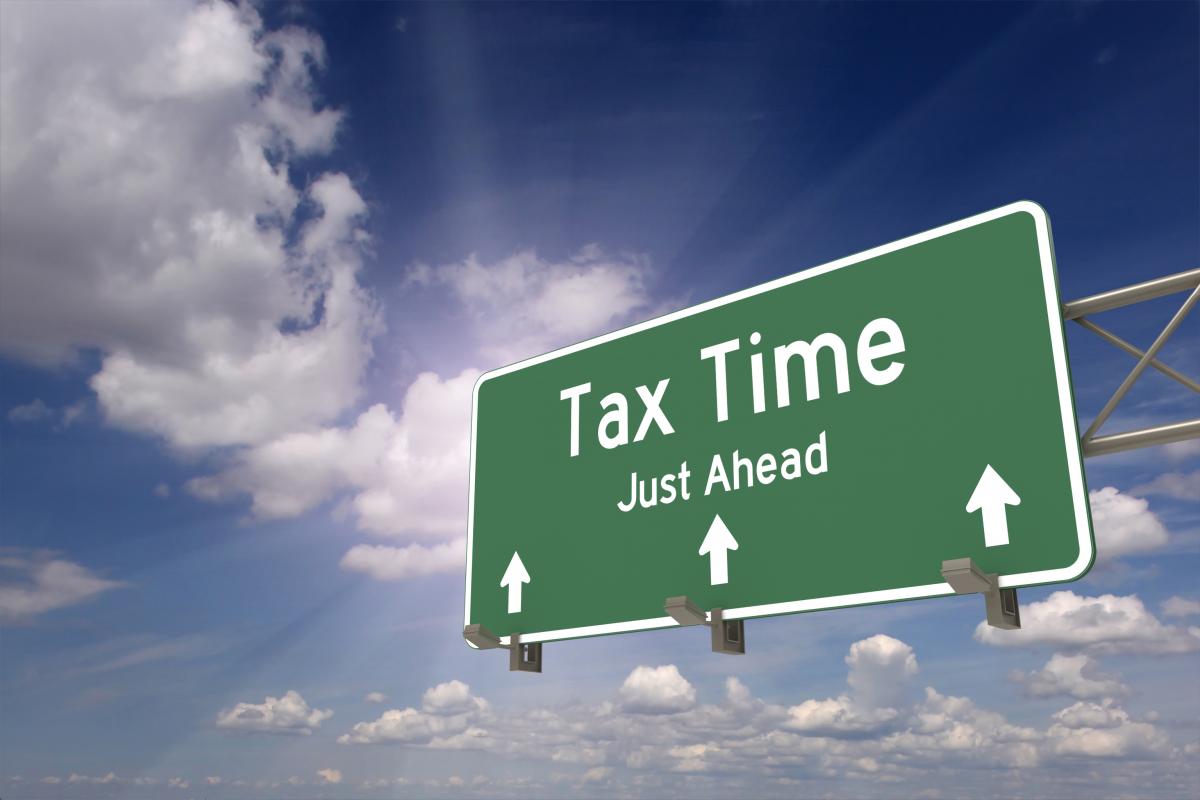 Tax time banner