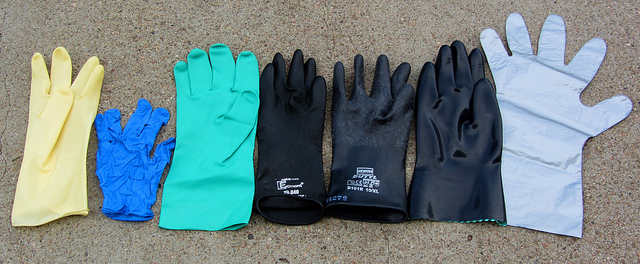 Chemical-resistant gloves for pesticide application
