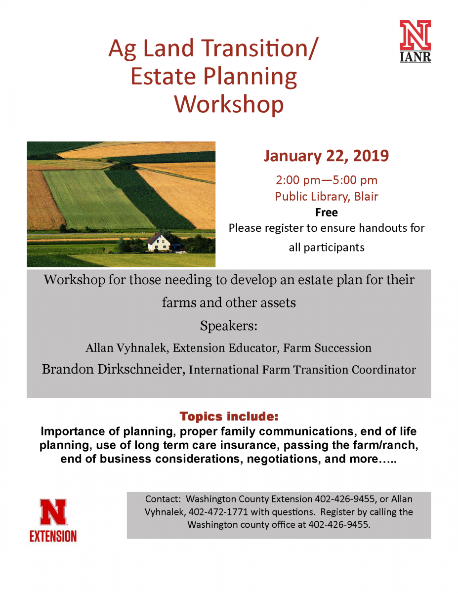 Estate Planning Workshop Flyer