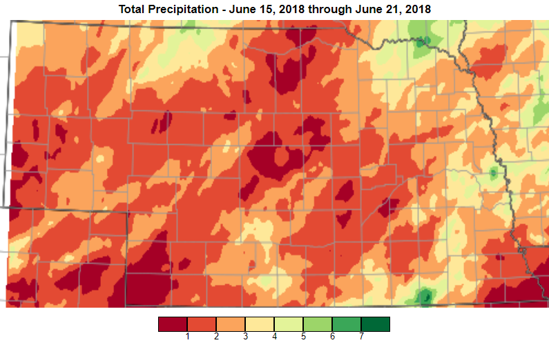 7-da7 precipitation map June 15-21 2018