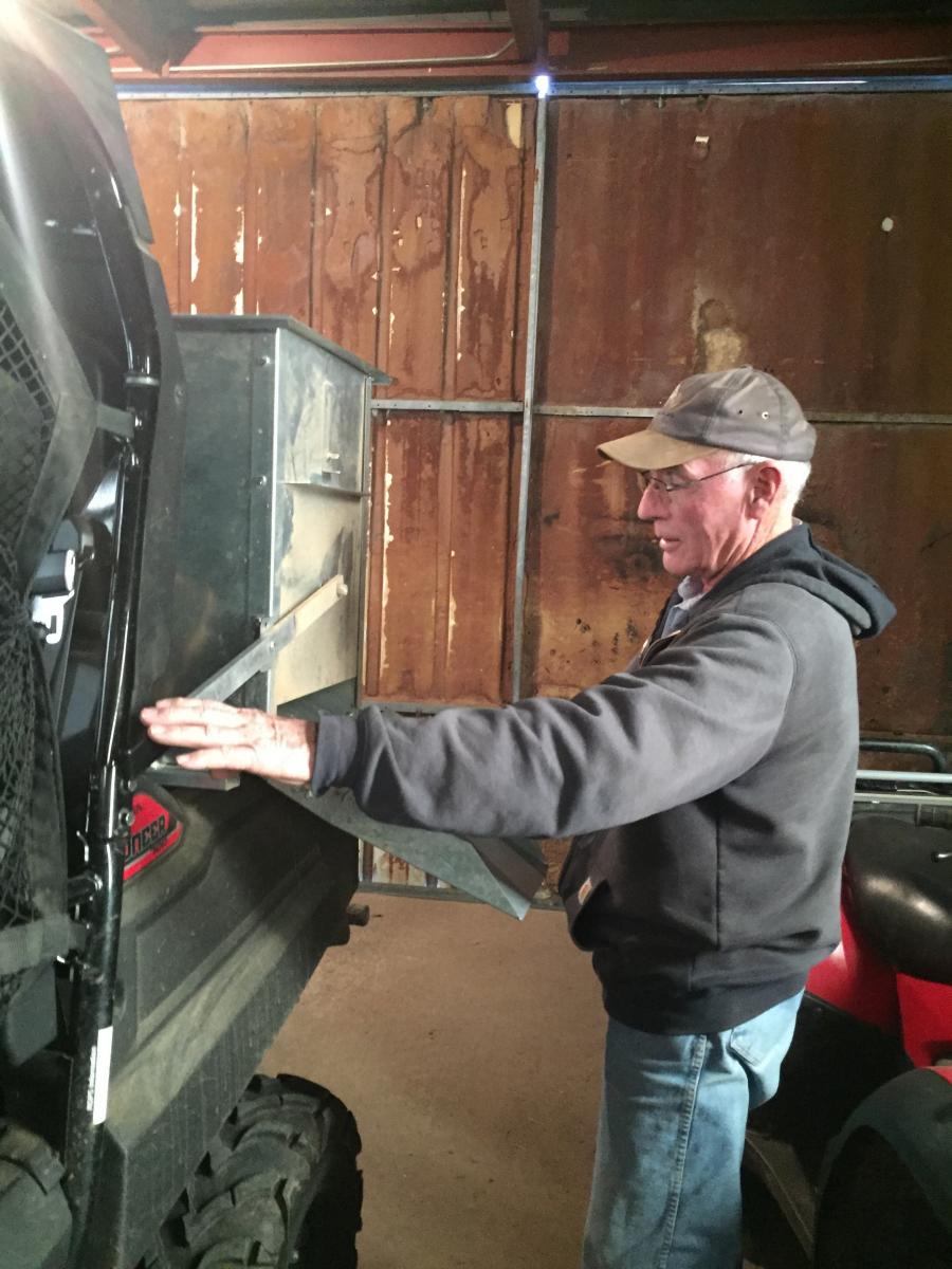 Nebraska rancher Rowan Ballagh uses new assist technology on his ranch.
