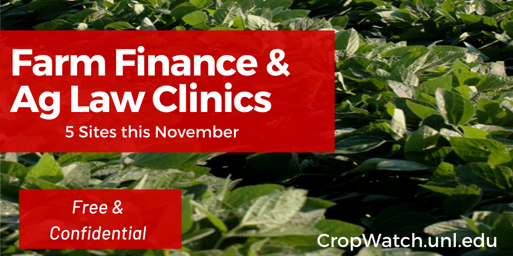 Farm Finance and Ag Law Clinics at 5 Sites this November