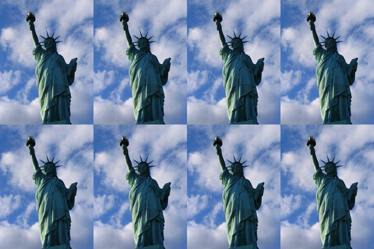 “Statue of liberty collage