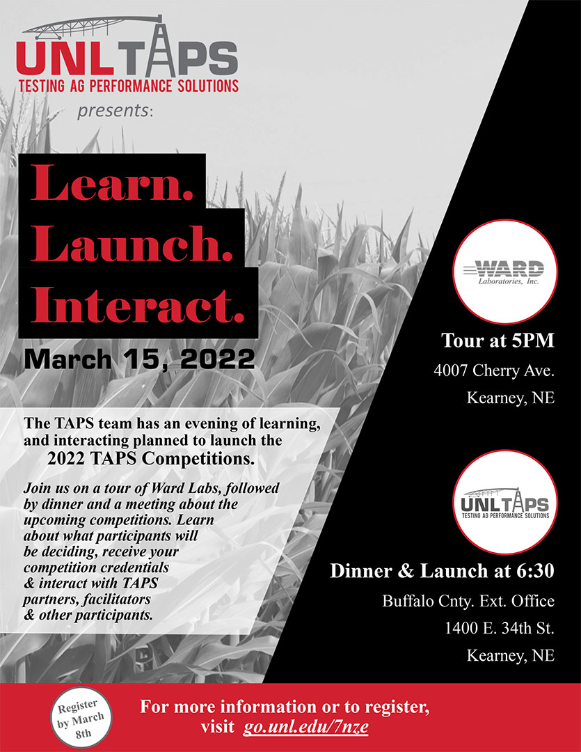 TAPS event flyer