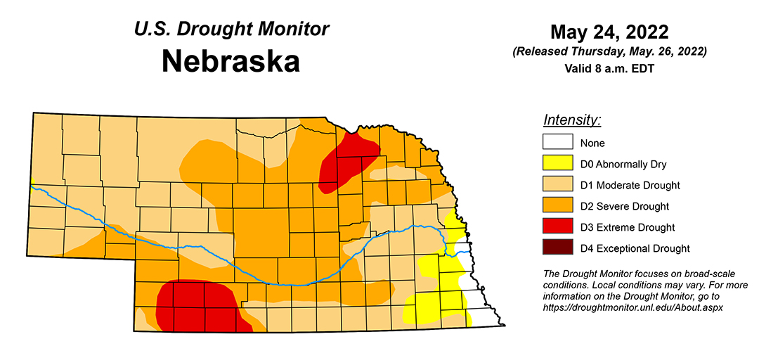 May 24 drought map