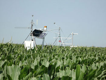 Energy monitoring instruments used as part of UNL Cover Crop Research, 4/24/14
