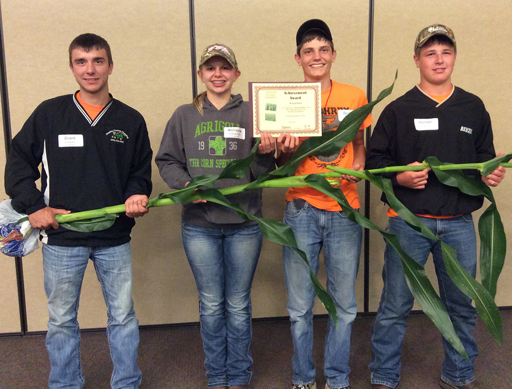 2nd place Humphrey FFA 2015 Youth Crop Scouting Competition