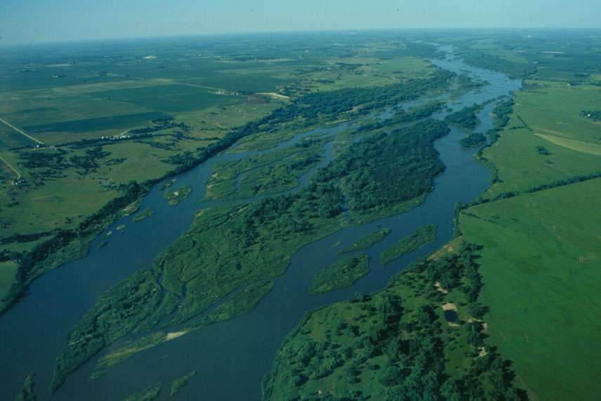 A view of the Platte River in the Central Platte NRD