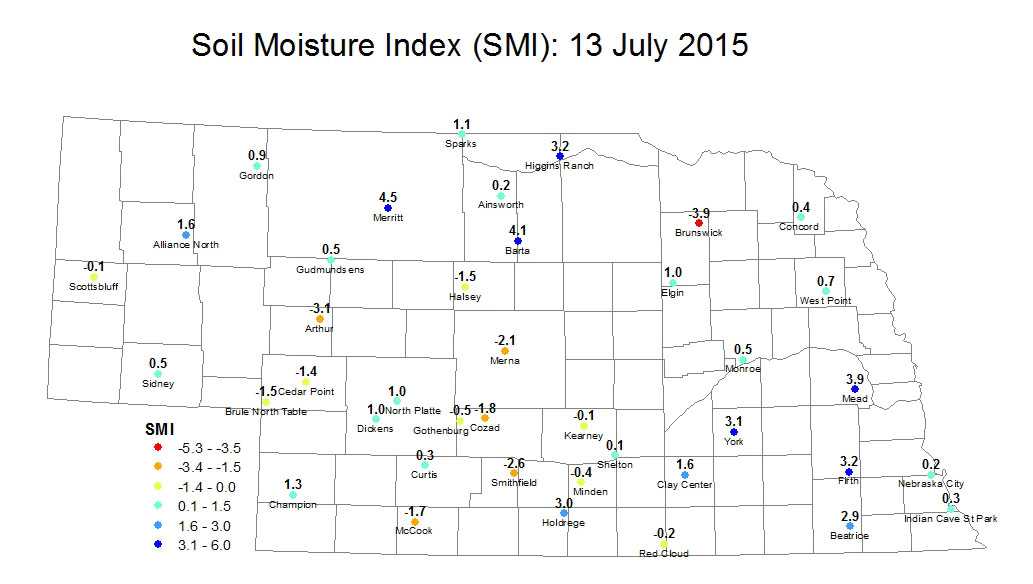 Soil moisture index