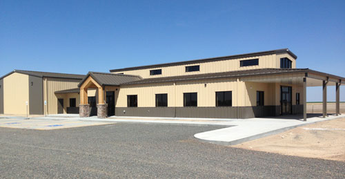 2015 Photo of new Henry J. Stumpf International Wheat Center near Grant