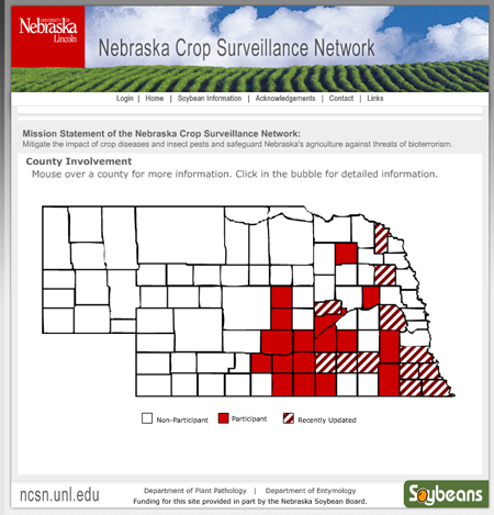 Nebraska Crop Surveillance Web site