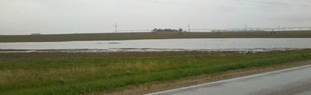 Lowland flooding in Fillmore County May 20, 2011