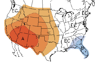 Temperature outlook for November