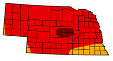 Nebraska Drought Monitor Map