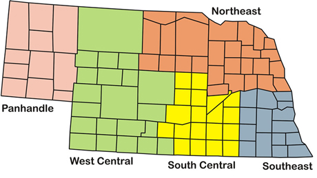 Winter wheat regions for wheat variety virtual tour