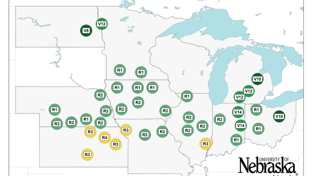 figure 2b showing corn yield forecast for the midwest