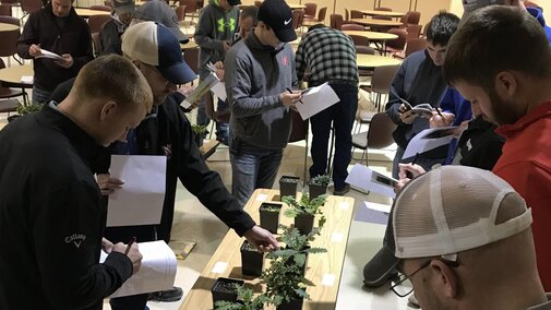 Photo of crop scout training in a previous year