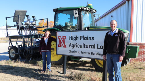 High Plains Ag Lab outdoor sign