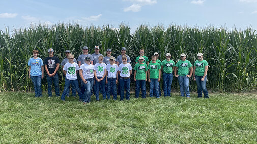 Youth Crop Scouting Competition group