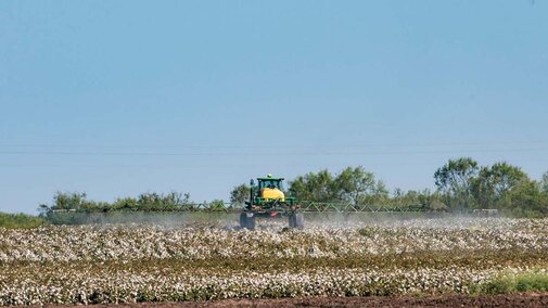 Fertilizer spraying