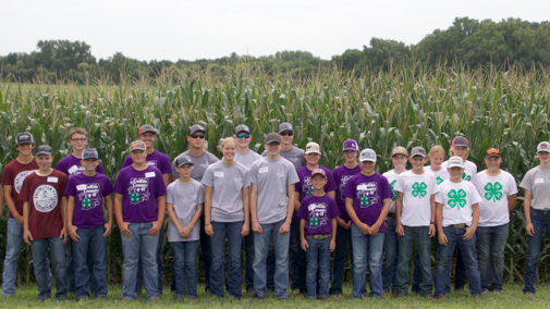 Youth Crop Scouting Competition group