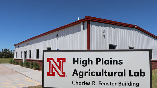 High Plains Ag Lab sign