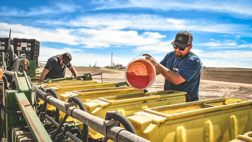 Farmers working