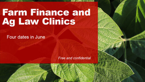 Farm finance clinic banner