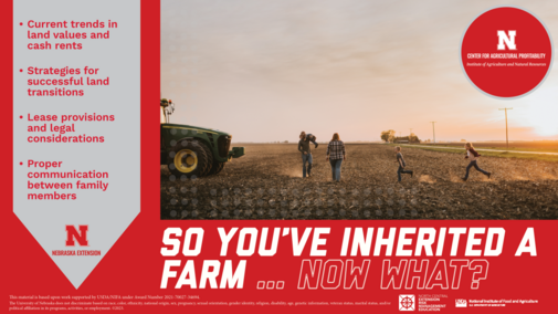 Land inheritance workshops flyer