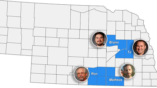Extension educator county map