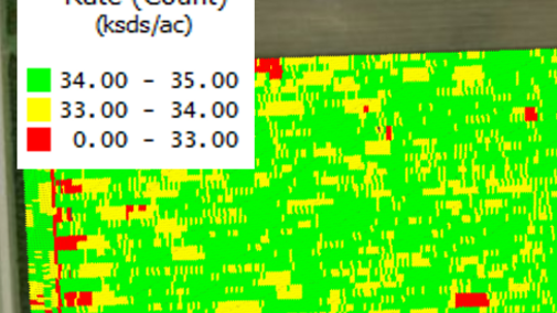 A GPS image of as-planted acres