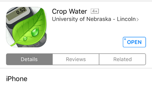 Crop Water App