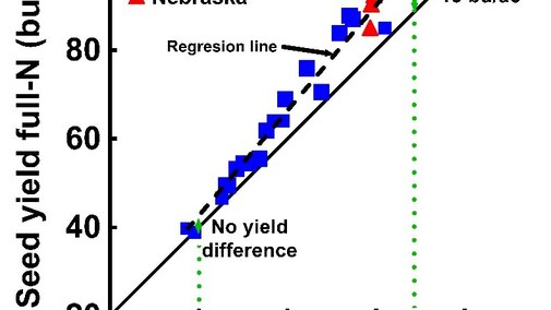 graph of nitrogen supply