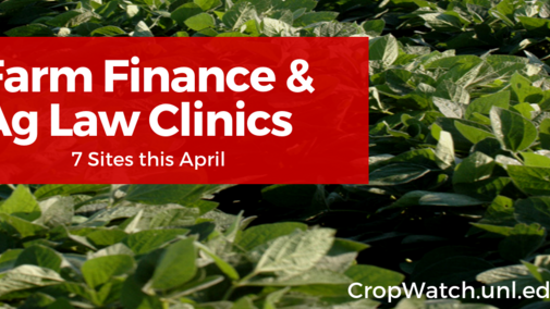 Farm Finance and Ag Law Clinics flyer