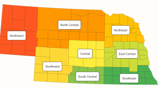 Nebraska ag reporting districts