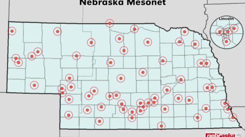 Nebraska mesonet sites