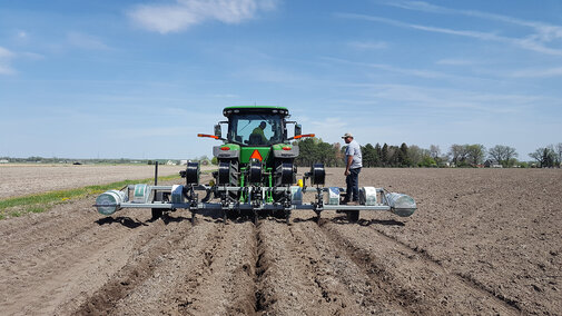 Eco-Drip of Hastings donated and installed a subsurface drip irrigation (SDI) system for a TAPS Farm Management Competition at the West Central Research and Extension Center in North Platte. 