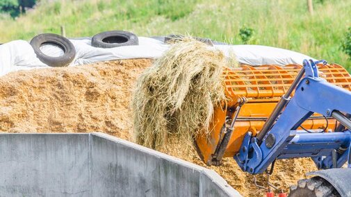 Silage making