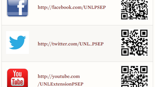 UNL Pest Ed Social Media Links