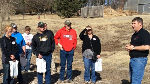 An agronomy day camp in Curtis 