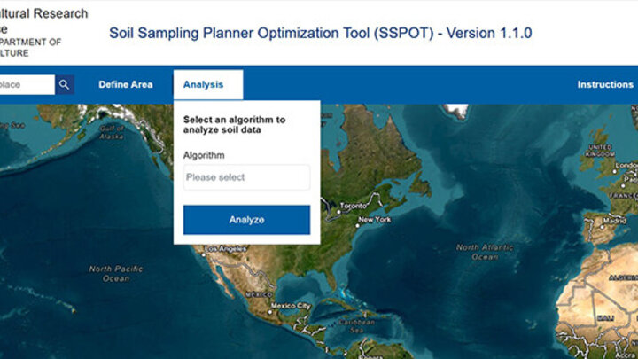 graphic of soil sampling tool