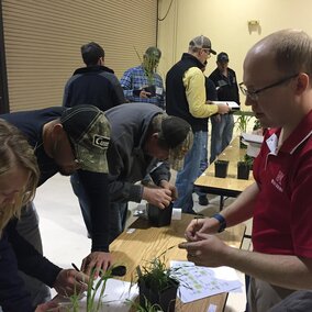 Participants at the university's Crop Scout Training