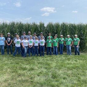 2021 Youth Crop Scouting competition participants 