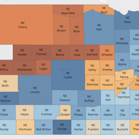 Crop Insurance Indemnity map